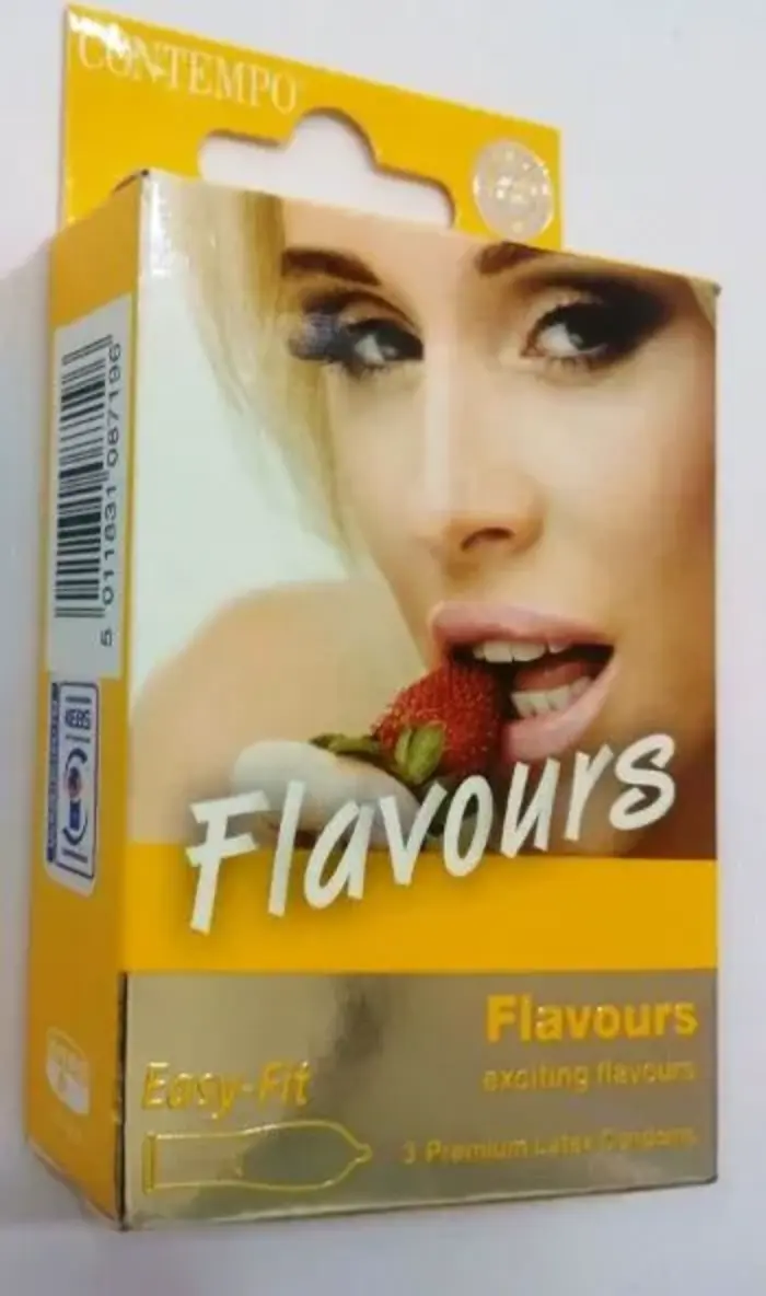 Contempo Flavours Condom 3Pc